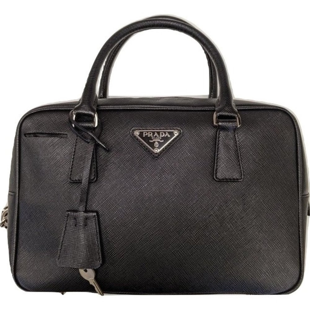 SOLD Prada | Bauletto Small Saffiano Satchel